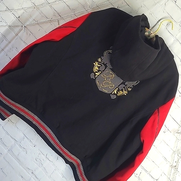Vintage Y2K Baby Phat Authentic Black Red Heavy Jacket Womens Size 4XL Brooklyn - Picture 5 of 16